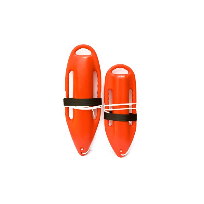 YaeMarine 3 or 6 Handle Lifeguard Rescue Can Float Rescue Buoy 28 Long with Shoulder Strap for Lifeguard Patrol and Rescue 